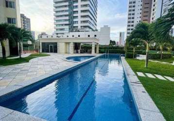 Apartamento para venda em fortaleza, fátima, 4 dormitórios, 4 suítes, 4 banheiros, 3 vagas