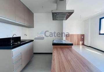 Apartamento studio semi mobiliado, 38,92m², jardim camburi