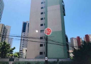 Apartamento com 2 dormitórios para alugar, 68 m² por r$ 4.360,00/mês - meireles - fortaleza/ce