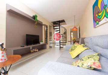 Apartamento duplex com 2 dormitórios à venda, 85 m² por r$ 951.000,00 - centro - guaramiranga/ce