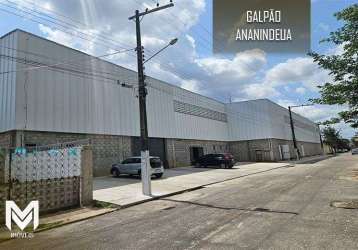 Galpão para alugar, 1057 m² por r$ 21.035,00/mês - guanabara - ananindeua/pa