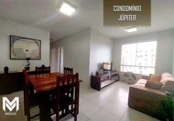 Apartamento no condomínio júpiter - mangueirão - belém/pa