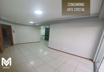 Apartamento no ed. arte cristal - marambaia - belém/pa