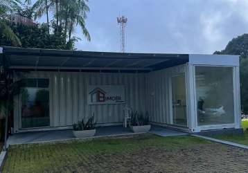 Sala comercial container, climatizada (incluso energia, wi-fi, iptu e água) - no morada do sol.