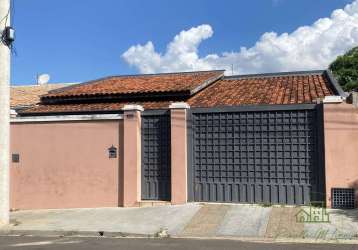 Casa para venda em vila nova botucatu de 165.00m² com 3 quartos, 1 suite e 3 garagens