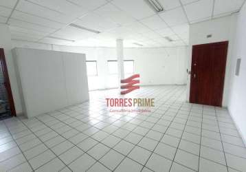 Sala comercial para alugar em vila matias de 80.00m²