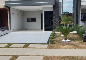 Casa para venda em loteamento park gran reserve de 138.00m² com 3 quartos, 3 suites e 3 garagens