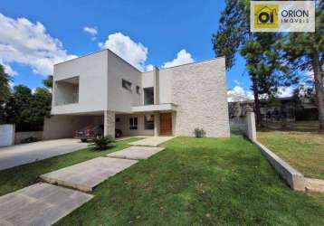 Casa de condomínio para venda e aluguel em aldeia da serra de 350.00m² com 4 quartos, 4 suites e 3 garagens