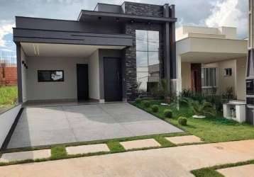 Casa de condomínio para venda em loteamento park gran reserve de 134.00m² com 3 quartos, 3 suites e 2 garagens