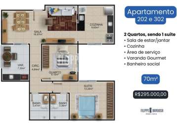 Apartamento para venda em oswaldo cruz de 115.00m² com 3 quartos, 1 suite e 1 garagem