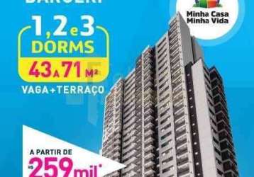 Apartamento para venda em votupoca de 71.00m² com 3 quartos, 1 suite e 2 garagens