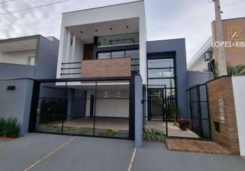 Casa para venda em jardim itália de 170.00m² com 3 quartos, 1 suite e 2 garagens