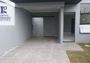 Casa para venda em loteamento jardim vila verde de 119.00m² com 3 quartos, 1 suite e 2 garagens