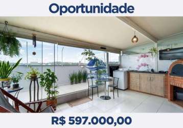 Cobertura para venda em ponte de são joão de 126.00m² com 3 quartos, 1 suite e 1 garagem