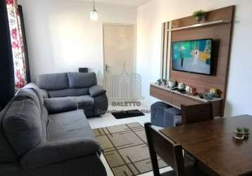 Apartamento para venda em jardim dos oliveiras de 57.00m² com 2 quartos e 1 garagem