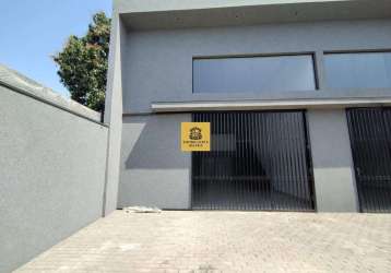 Sala comercial para alugar em jardim mugnaini de 136.00m² com 6 garagens