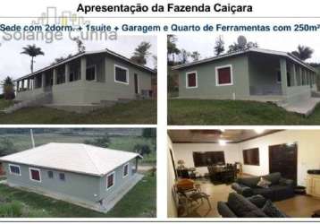 Fazenda / sítio para venda em centro de 1650.00m² com 3 quartos