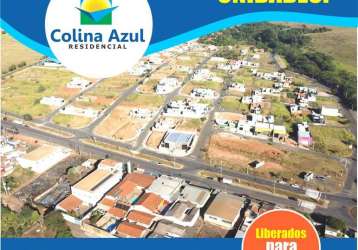 Terreno para venda em residencial colina azul de 200.00m²