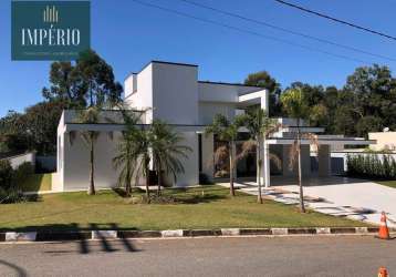 Casa de condomínio para venda em condomínio residencial dos lagos de 430.00m² com 4 quartos, 4 suites e 6 garagens