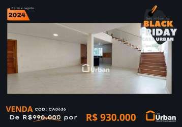 Casa de condomínio para venda e aluguel em vargem grande paulista de 300.00m² com 3 quartos, 3 suites e 6 garagens