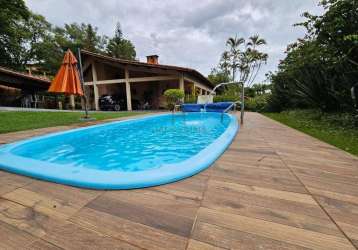 Casa de condomínio para venda em chácara vale do rio cotia de 413.00m² com 4 quartos, 1 suite e 4 garagens