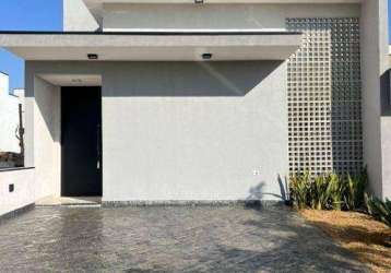 Casa de condomínio para venda em jardim residencial villaggio ipanema i de 107.00m² com 3 quartos, 1 suite e 2 garagens