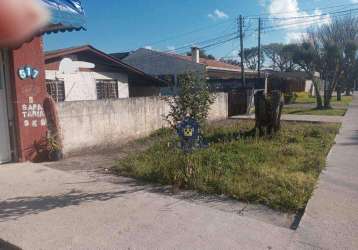 Terreno para venda em boqueirão de 790.00m²