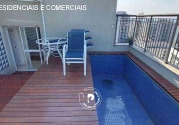 Cobertura para venda em vila andrade de 306.00m² com 4 quartos, 3 suites e 4 garagens