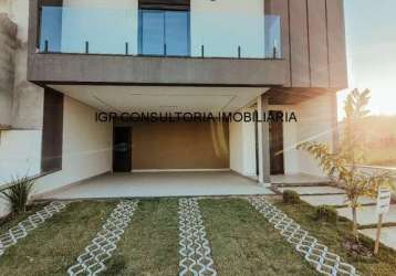 Casa para venda em loteamento park gran reserve de 164.00m² com 3 quartos, 3 suites e 4 garagens