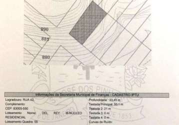 Terreno para venda em del rey de 1175.00m²