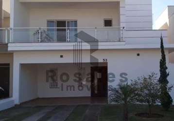 Casa para venda em condomínio reserva real de 227.00m² com 3 quartos, 1 suite e 4 garagens