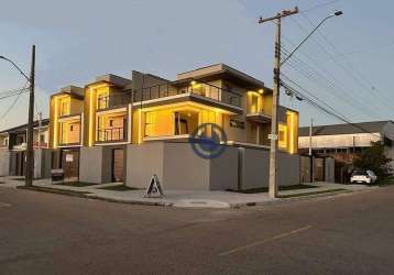 Triplex em pinhais, 3 dormitórios à venda, 149 m² por r$ 849.000 - jardim atuba i - pinhais/pr