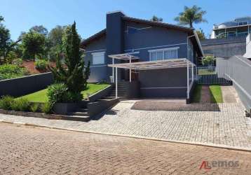 Casa com 3 dormitórios à venda, no condominio parque das garças ii - atibaia/sp - ca5260