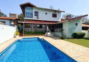 Casa com 4 dormitórios à venda, porteira fechada, no palavra da vida - atibaia/sp - ca5680