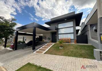 Casa com 3 dormitórios à venda, no buona vita - atibaia/sp - ca4614