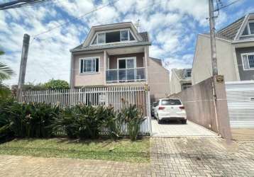 Sobrado com 3 dormitórios à venda, 126 m² por r$ 780.000 - fazendinha - curitiba/pr