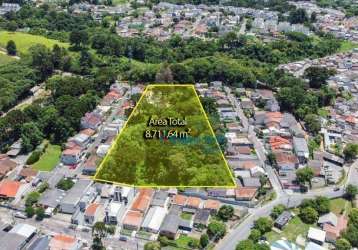 Terreno à venda, 8711 m² por r$ 4.500.000,00 - campo comprido - curitiba/pr