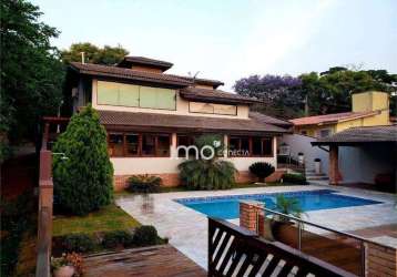 Casa com 5 dormitórios à venda, 500 m² por r$ 1.690.000,00 - fazenda hotel são bento do recreio - valinhos/sp