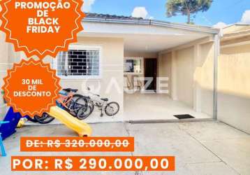 ******promoção de black friday imóvel ********* casa á venda no bairro costeira em araucária/pr com