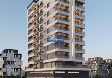 Apartamento em construção com 2 suítes à venda, 77 m² por r$ 699.000 - gravatá - navegantes/sc