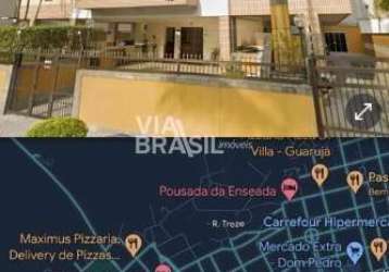 Apartamento em condomínio cobertura para venda no bairro enseada - guaruja - r$1.200.000,0