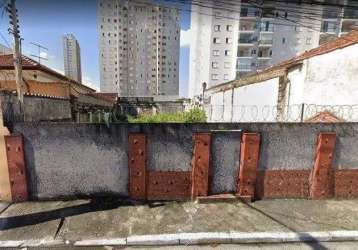 Terreno à venda, 240 m² por r$ 850.000,00 - tatuapé - são paulo/sp - te0533