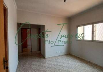 Apartamento para locação em são josé do rio preto, vila imperial, 2 dormitórios, 1 suíte, 2 banheiros, 1 vaga