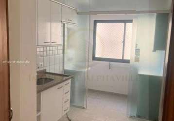 Apartamento para locação em barueri, alphaville centro industrial e empresarial/alphaville., 2 dormitórios, 1 suíte, 1 banheiro, 1 vaga