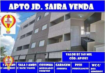 Apartamento novo para venda jardim saíra