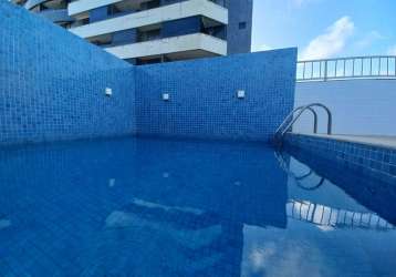 Lindo apartamento com 4 suítes, piscina e churrasqueira, com vista mar.