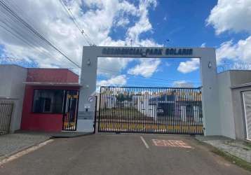 Terreno em condomínio fechado à venda na rua juscelino kubitschek, 0000, jardim alto da boa vista, rolândia por r$ 300.000