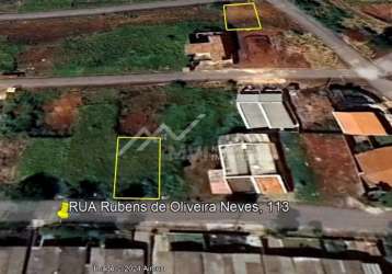 Terreno à venda na rua doutor rubens de oliveira neves, 113, jardim novo horizonte, rolândia por r$ 65.000