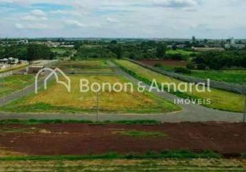 Terreno em condomínio fechado, 312m² betel, em paulínia - sp