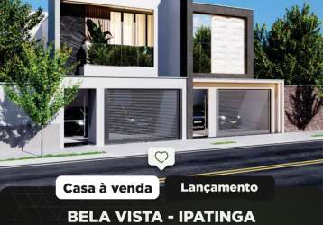 Casa geminada alto padrão - bela vista/ipatinga